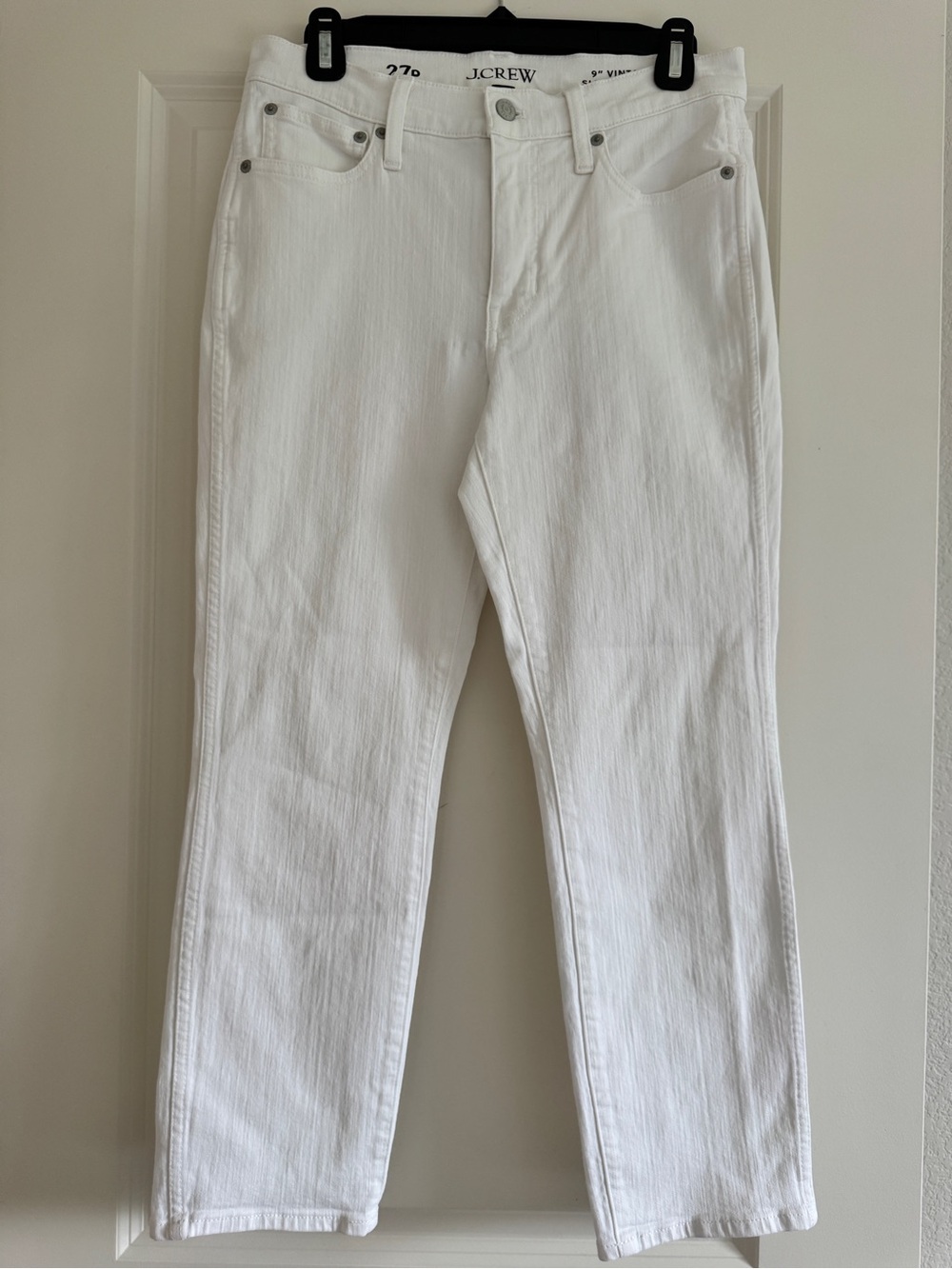 J. Crew 9” Vintage Slim Straight Jeans